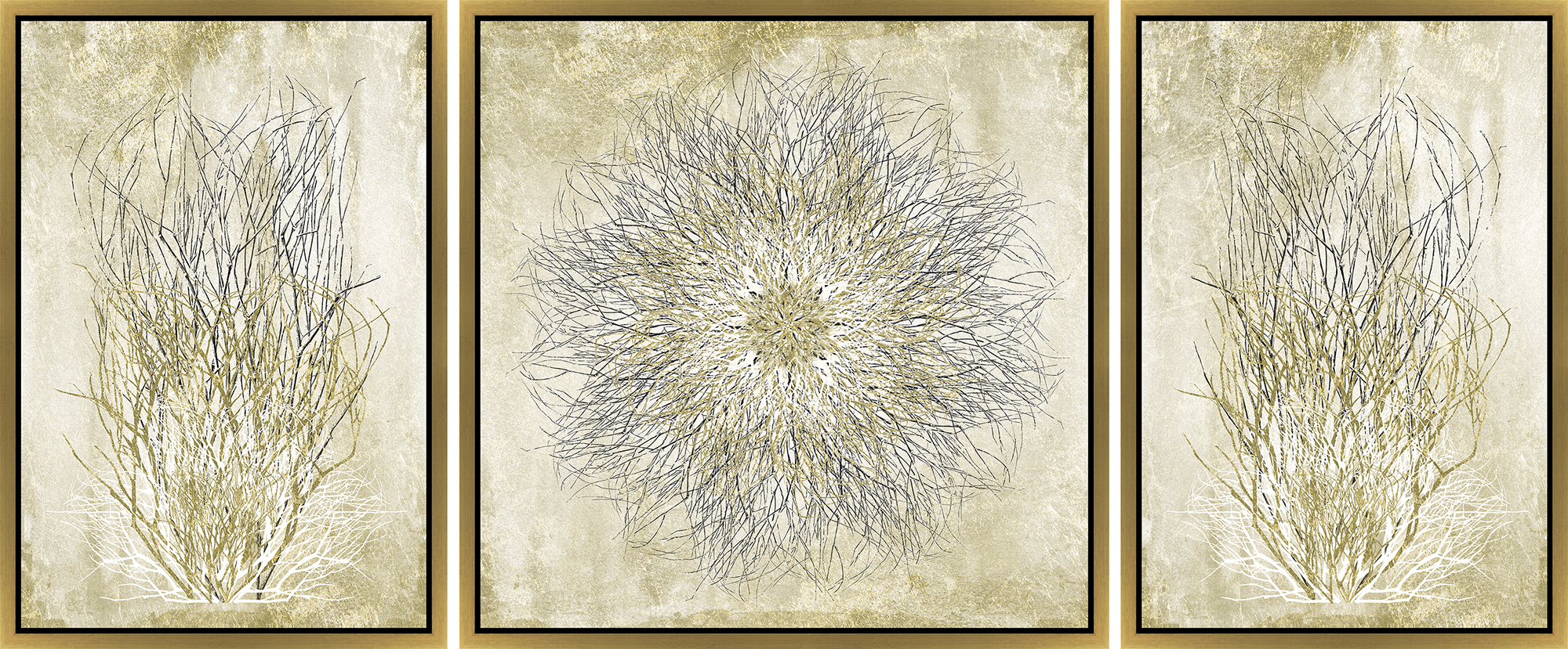 Under Sea in Gold I-III